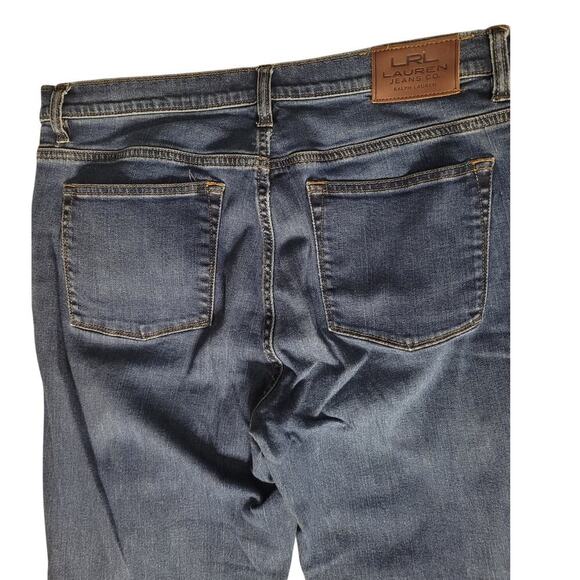 Ralph Lauren Jeans Women Classic Bootcut JMed Indigo Sz 14 - Picture 4 of 5